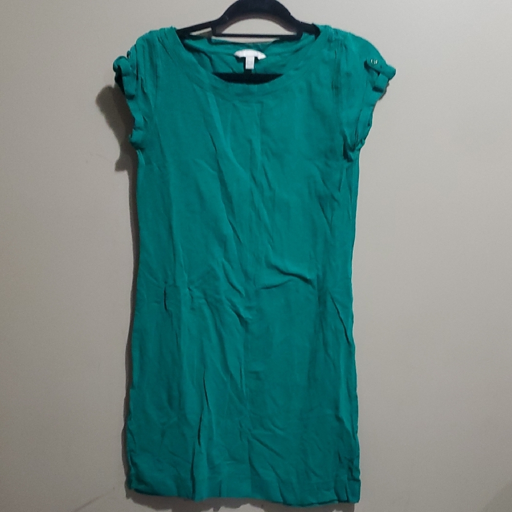 Banana Republic Teal Green Mini Dress